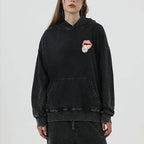 Death And Life Tongue Christian Washed Hoodie