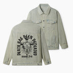 Death Has Been Defeated Christian Denim Jacket