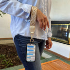 Clip & Go Strap w/RFID Pouch Diamond Pattern