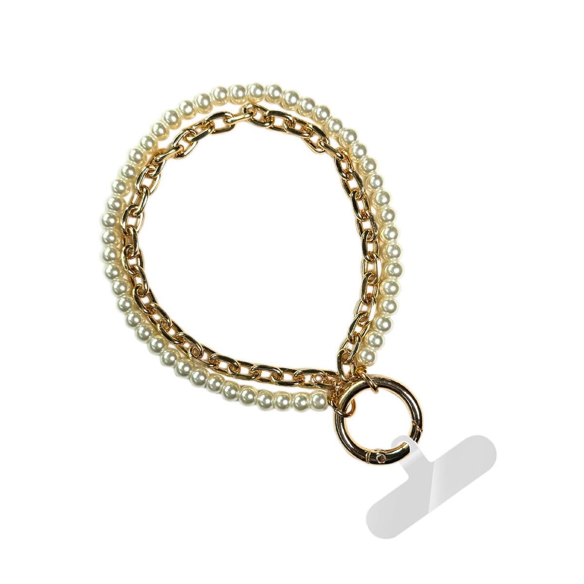 Clip & Go Double Strand Beaded Wristlet