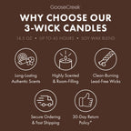 Drenched Coconut Odor Eliminating 3-Wick Candle