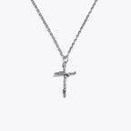 Membership Dried Wood Cross Christian Necklace