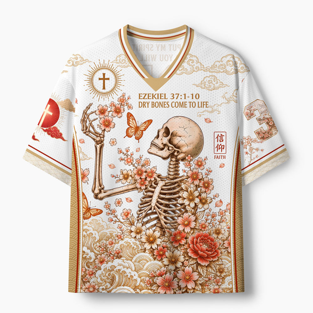 Dry Bones Come To Life Christian Mesh Jersey