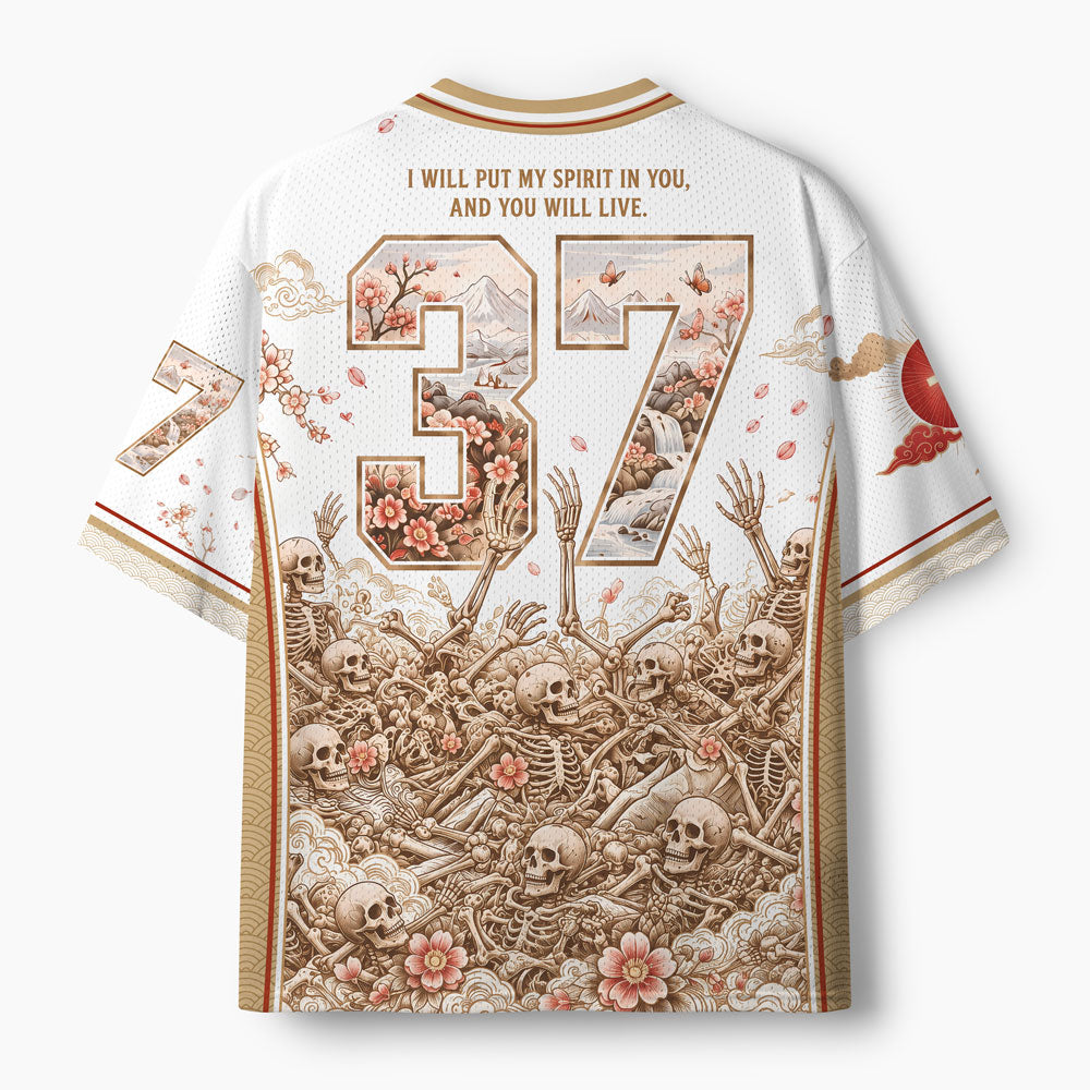 Dry Bones Come To Life Christian Mesh Jersey