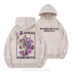 Dry Bones Come To Life Christian Washed Hoodie