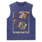 Dry Bones Come To Life Christian Washed Tank Top