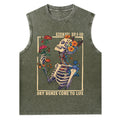 Dry Bones Come To Life Christian Washed Tank Top