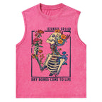 Dry Bones Come To Life Christian Washed Tank Top