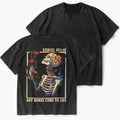 Dry Bones Come To Life Christian Washed V-Neck T-Shirt