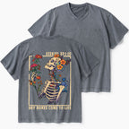 Dry Bones Come To Life Christian Washed V-Neck T-Shirt