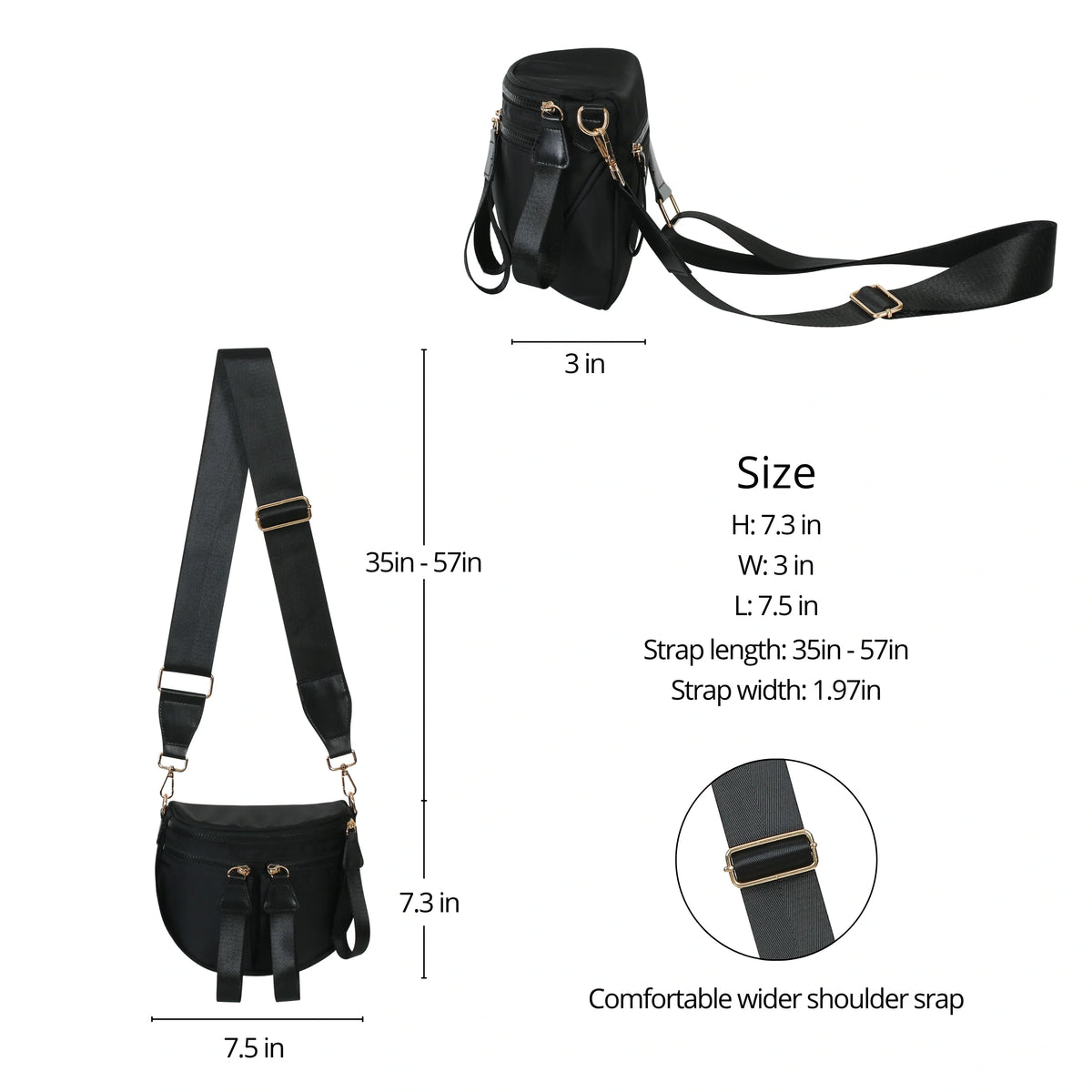 Mini GoFree - The Half-Size Crossbody