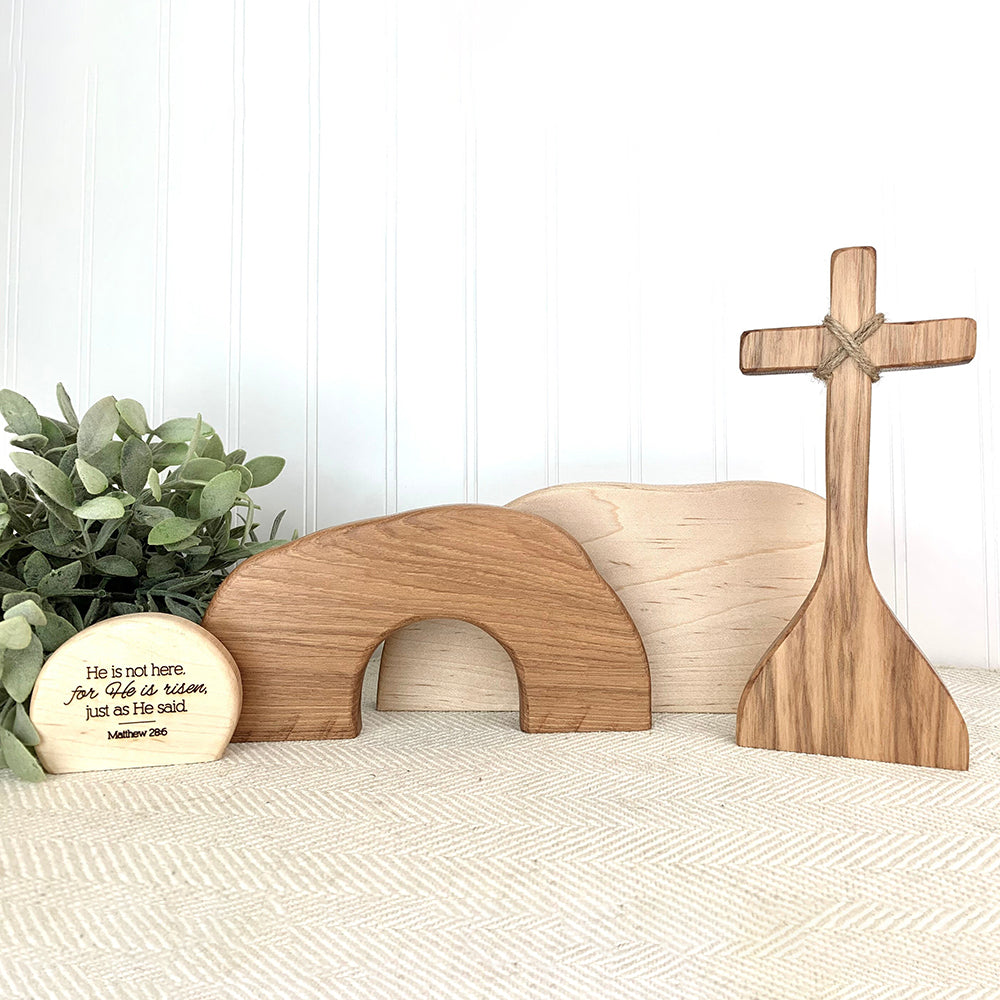Personalized Easter Wooden Tomb Decoration