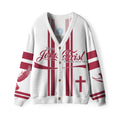 Enjoy Jesus Christ Thou Shalt Never Thirst Christian Lightweight Cardigan
