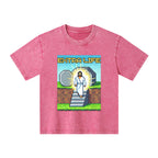 Enternal Life Christian Kid Washed T-Shirt