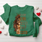 Every King Needs A Queen Every Queen Needs A King Christian Lion Couple Sweatshirt