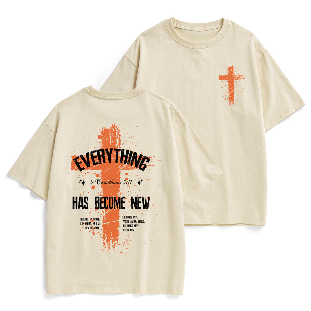 Everything Has Become New Christian Heavy Cotton T-Shirt