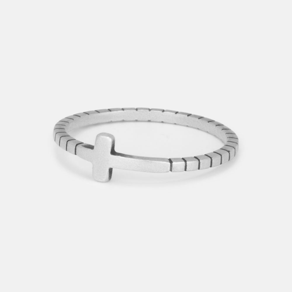 Faith Cross Christian 925 Sterling Silver Ring