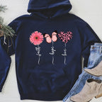 Faith Love Hope Flower Butterfly Heart Christian Hoodie