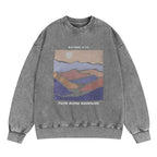 Faith Moves Mountain Christian Washed Sweatshirt