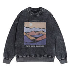Faith Moves Mountain Christian Washed Sweatshirt