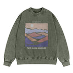 Faith Moves Mountain Christian Washed Sweatshirt