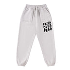 Faith Over Fear Christian Fleece Sweatpants