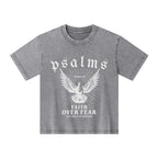 Faith Over Fear Christian Kid Washed T-Shirt