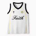 Faith Over Fear Christian Mesh Jersey Tank Top