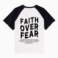 Faith Over Fear Christian Raglan Sleeve T-Shirt