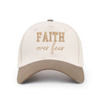 Faith Over Fear Christian Trucker Hat