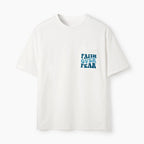 Faith Over Fear Christian Unisex Pocket T-Shirt