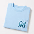 Faith Over Fear Christian Unisex Pocket T-Shirt
