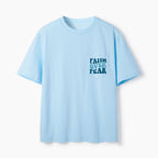 Faith Over Fear Christian Unisex Pocket T-Shirt