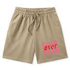Faith Over Fear Christian Washed Shorts