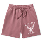 Faith Over Fear Christian Washed Shorts