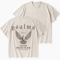 Faith Over Fear Christian Washed V-Neck T-Shirt