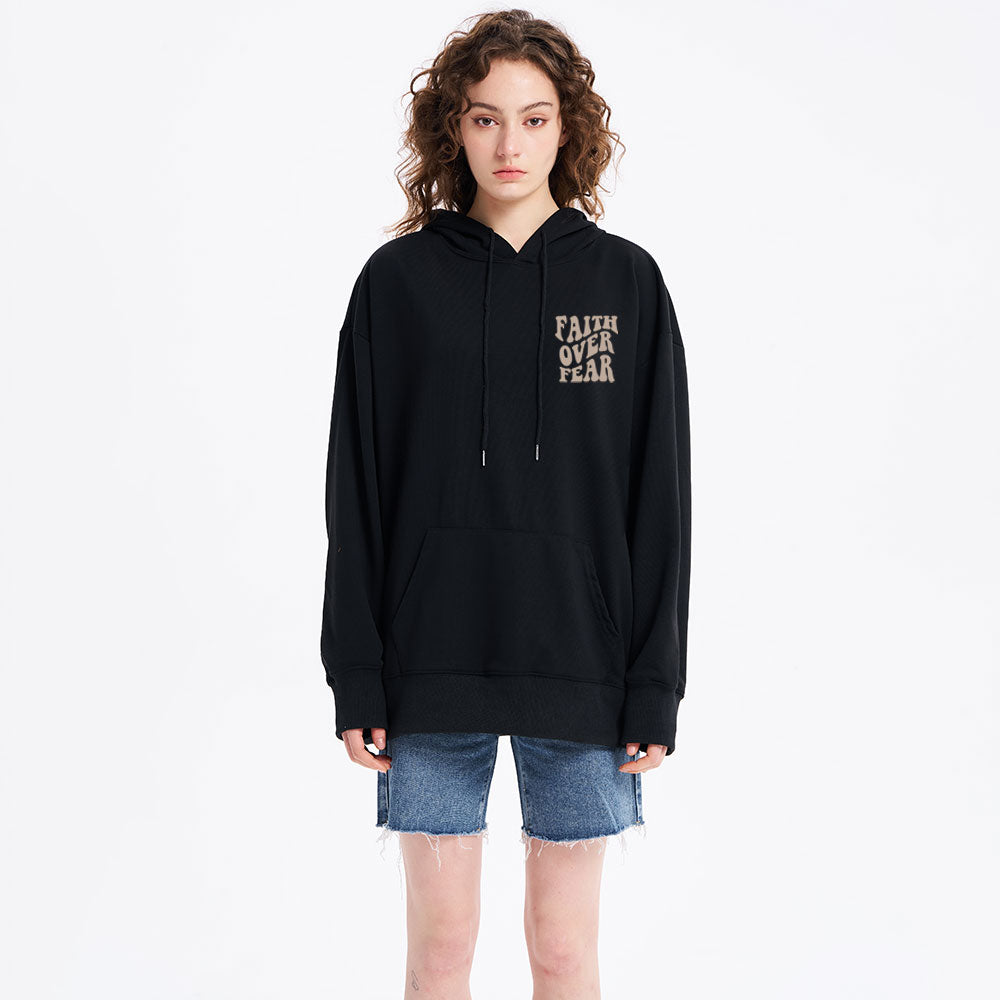 Faith Over Fear Classic Christian Hoodie