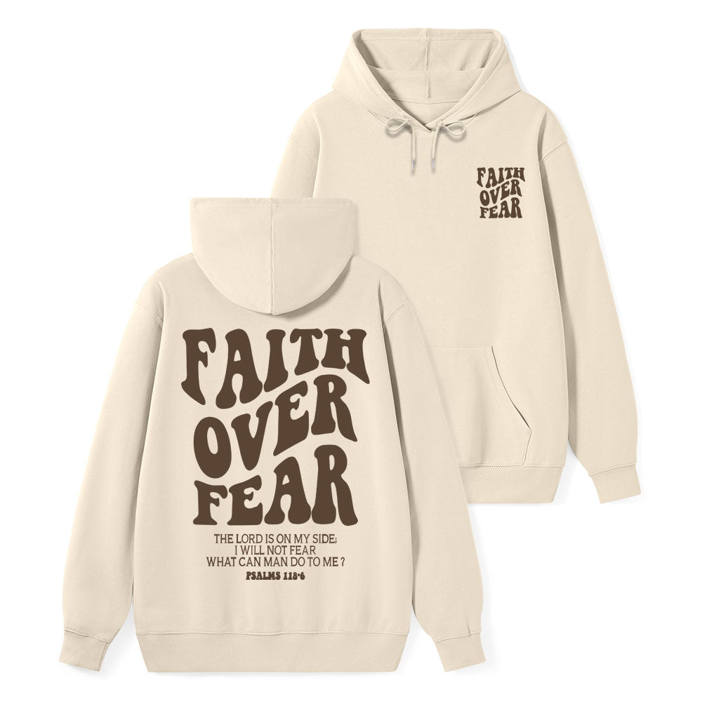 Faith Over Fear Classic Christian Hoodie