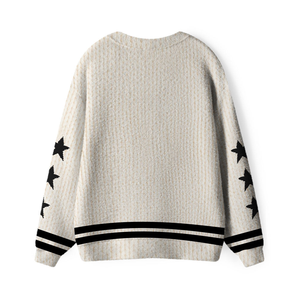 Faith Over Fear Furry Christian Lightweight Cardigan