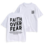 Faith Over Fear Unisex Christian Heavy Cotton T-Shirt