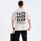 Faith Over Fear Unisex Christian Washed T-Shirt