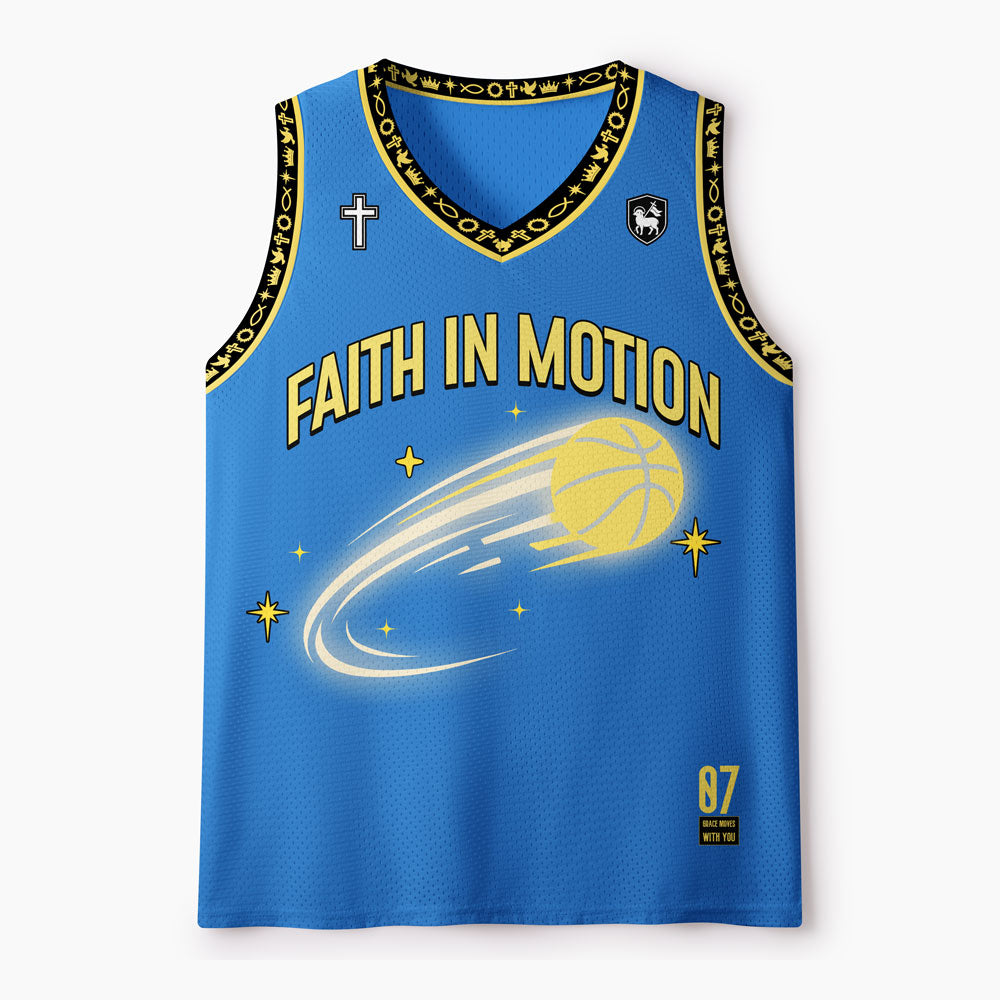 Faith in Motion Christian Mesh Jersey Tank Top