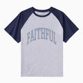 Faithful Christian Raglan Sleeve T-Shirt