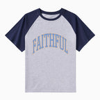 Faithful Christian Raglan Sleeve T-Shirt
