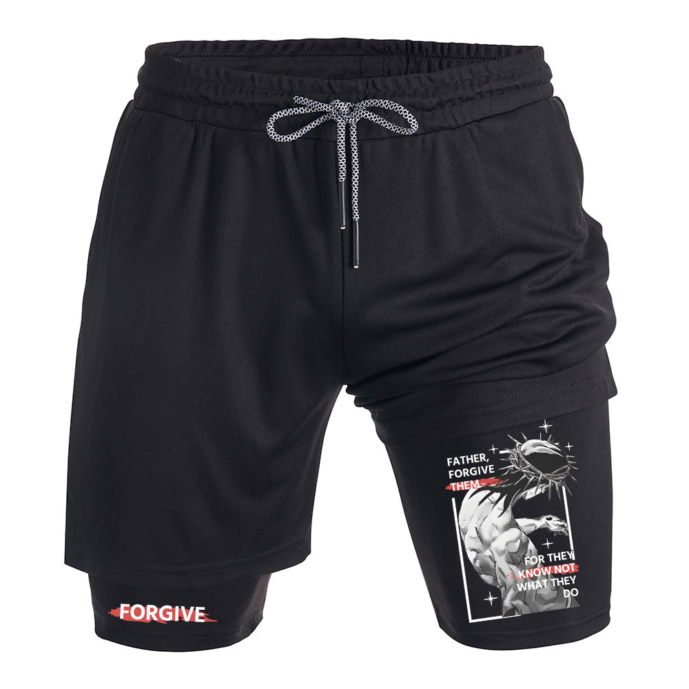 Father, Forgiven Them Christian Performance Shorts