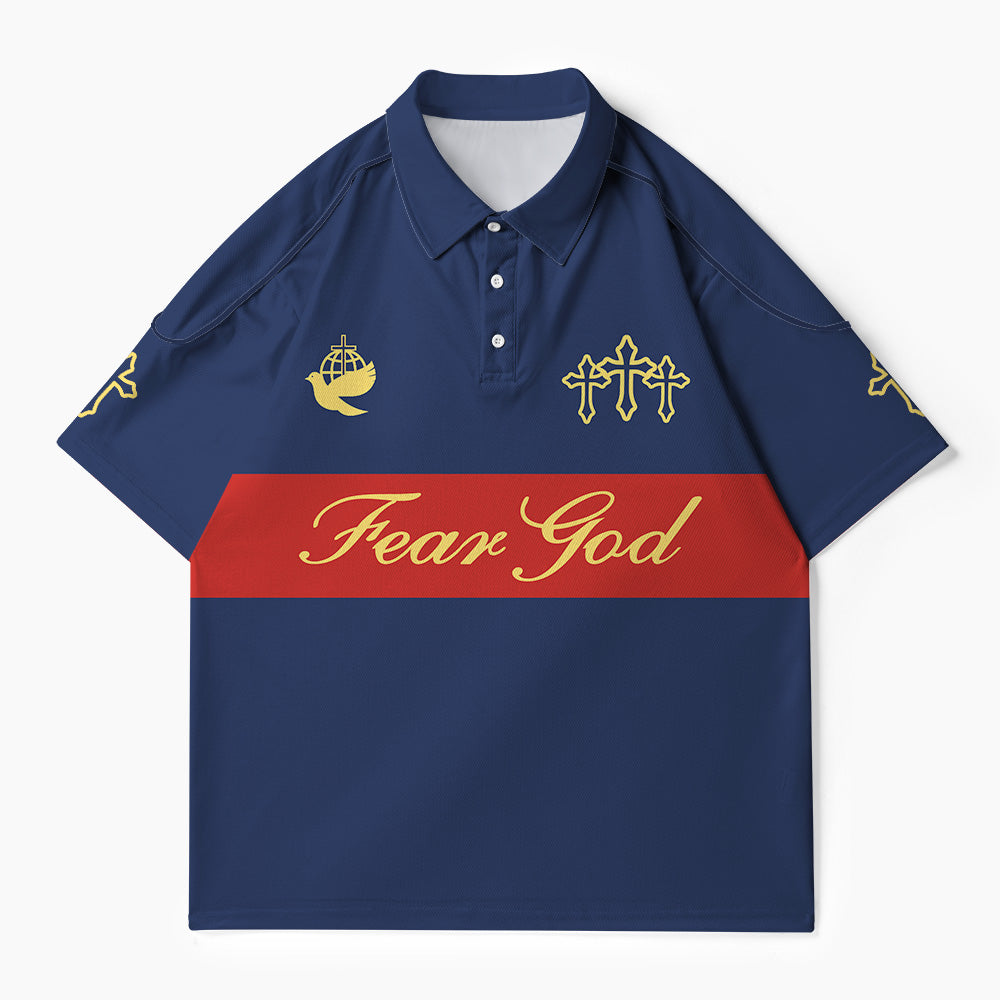Fear God Christian Buttoned Polo Jersey