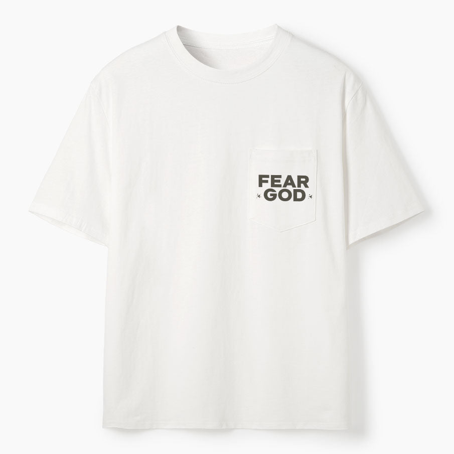 Fear God Christian Unisex Pocket T-Shirt