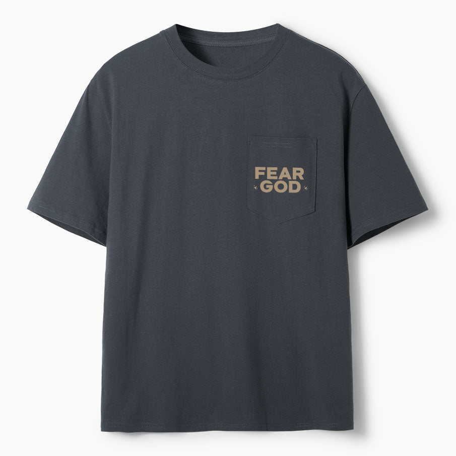 Fear God Christian Unisex Pocket T-Shirt