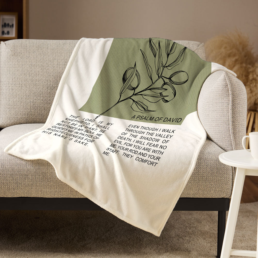 Fear No Evil Christian Blanket