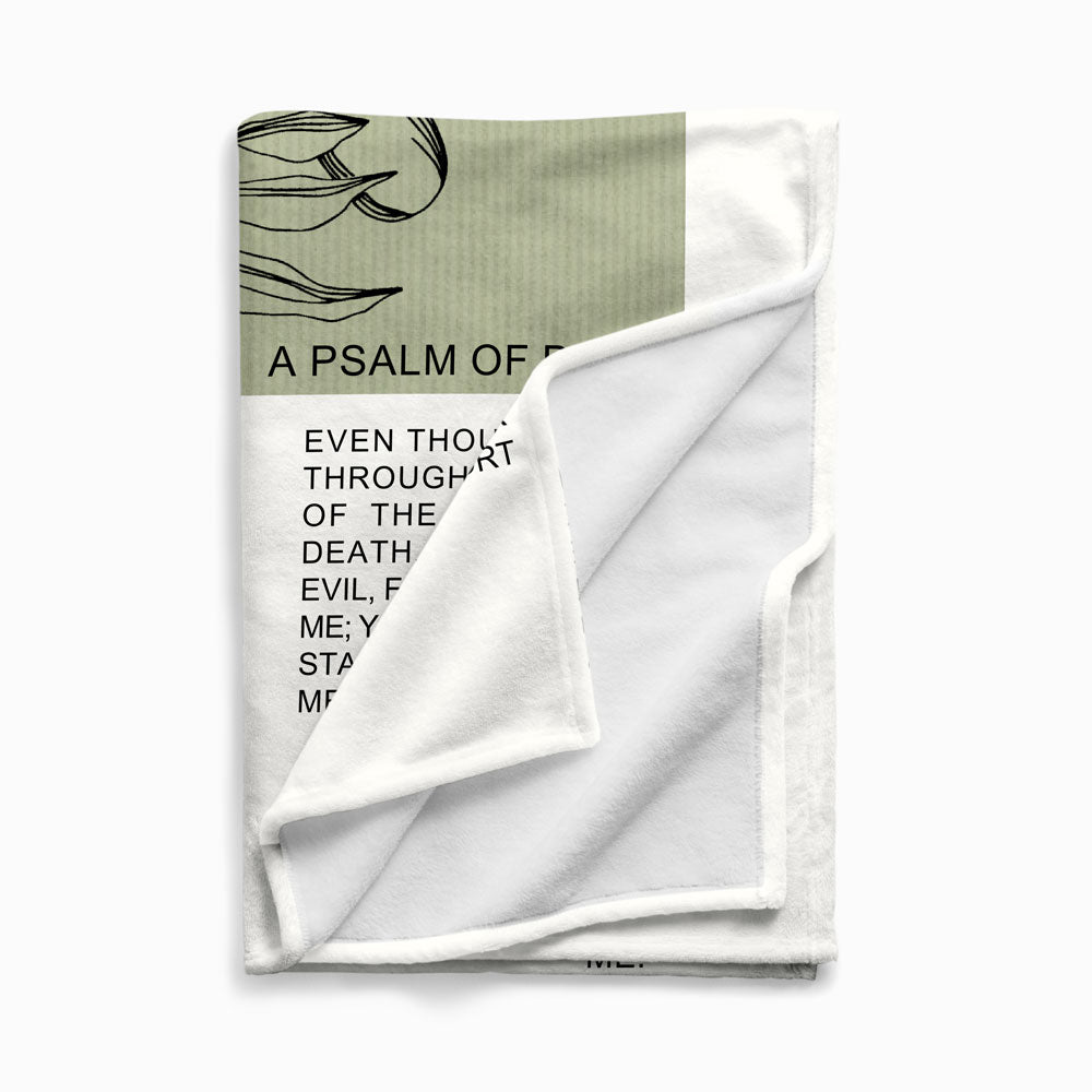 Fear No Evil Christian Blanket